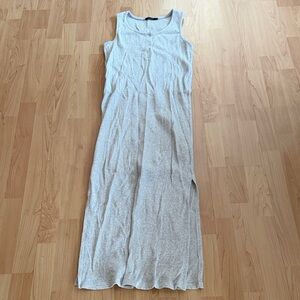 Max Jeans Light Gray Maxi Dress